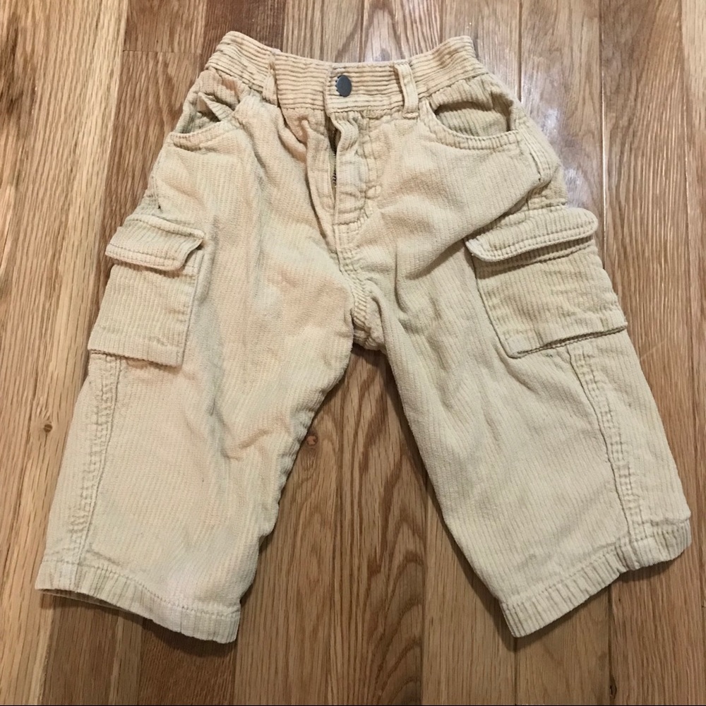 🔶 3 for $10 - tan corduroy cargo pants - 18 month